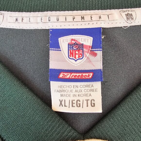 Reebok NFL New York Jets Chad Pennington #10 Jersey XL Green White - Picture 3 of 11